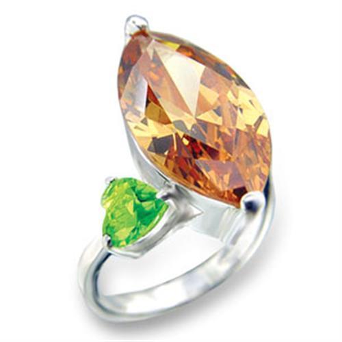 413331 High-Polished 925 Sterling Silver Ring with