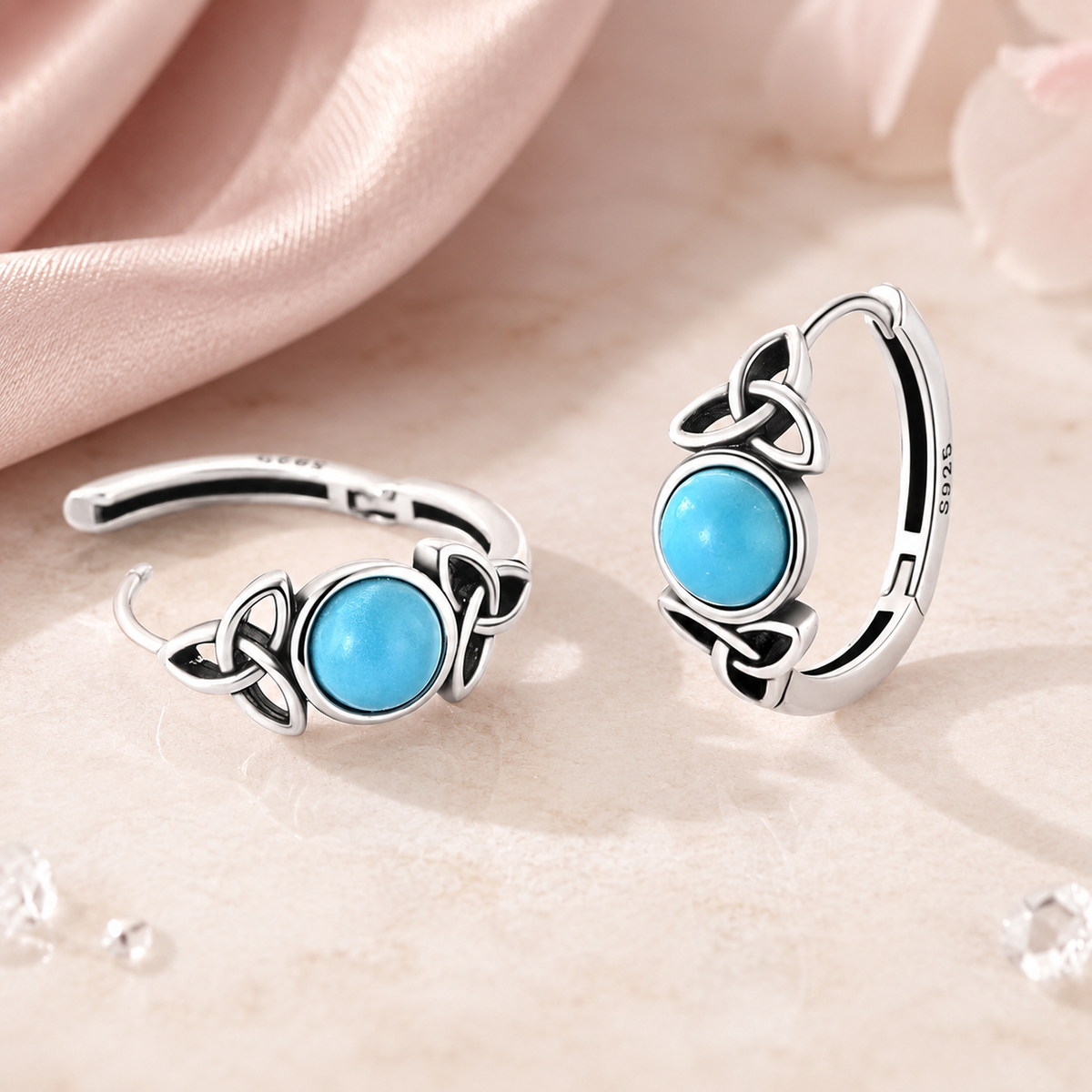 Orecchini Azzurra - Argento 925 e Turchese