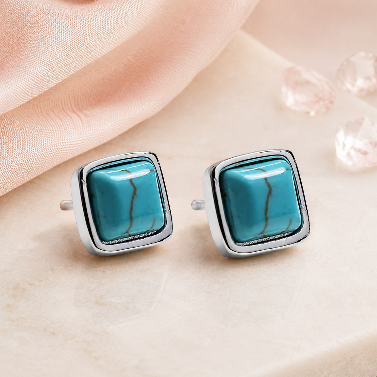 Orecchini Marea - Argento 925 e Turchese