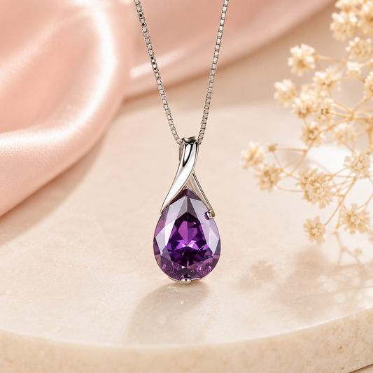 Collana Violette - Argento 925 e Ametista Naturale